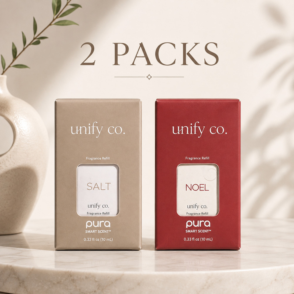 Unify Co. Pura Fragrance Refill 2 Pack Salt & Noel 0.33 fl oz Each
